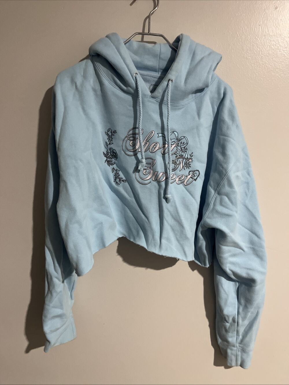 Short N’ Sweet Hoodie | Sabrina Carpenter Tour | Blue | Large